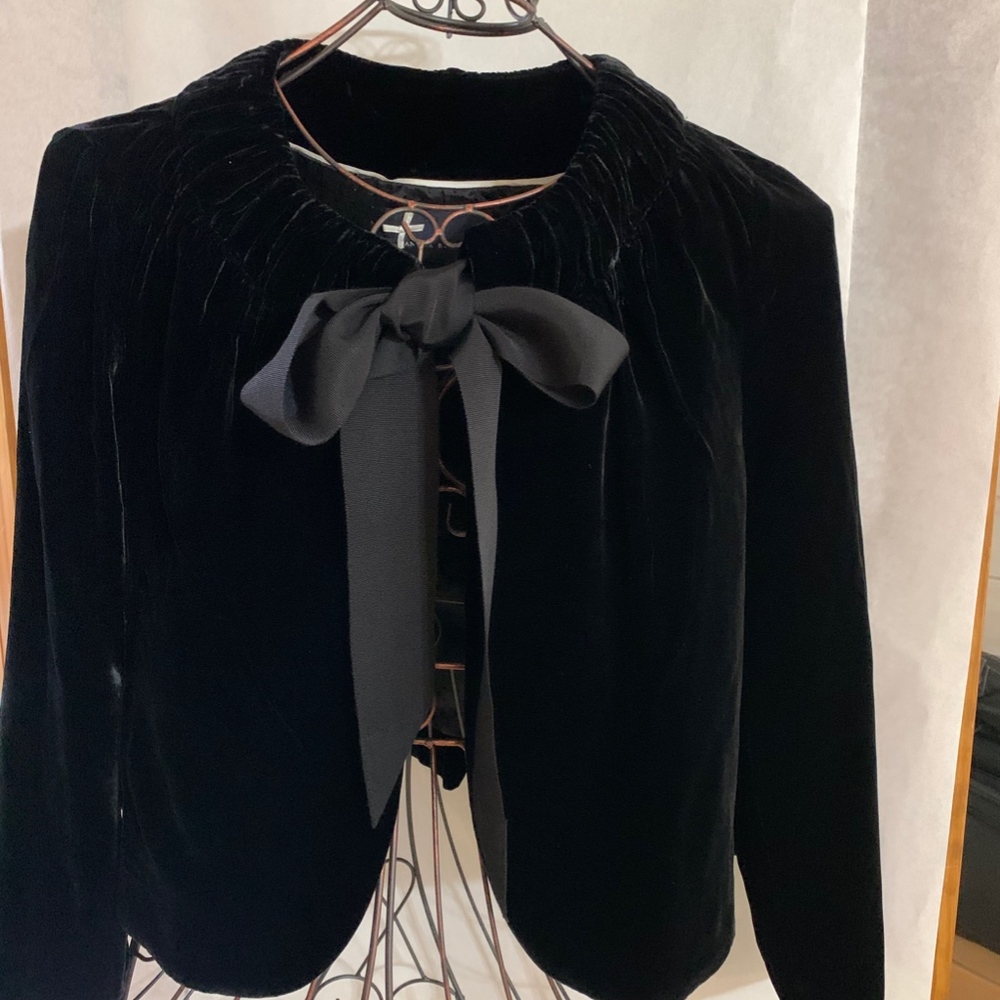 Black Velvet Jacket - Picture 2 of 5